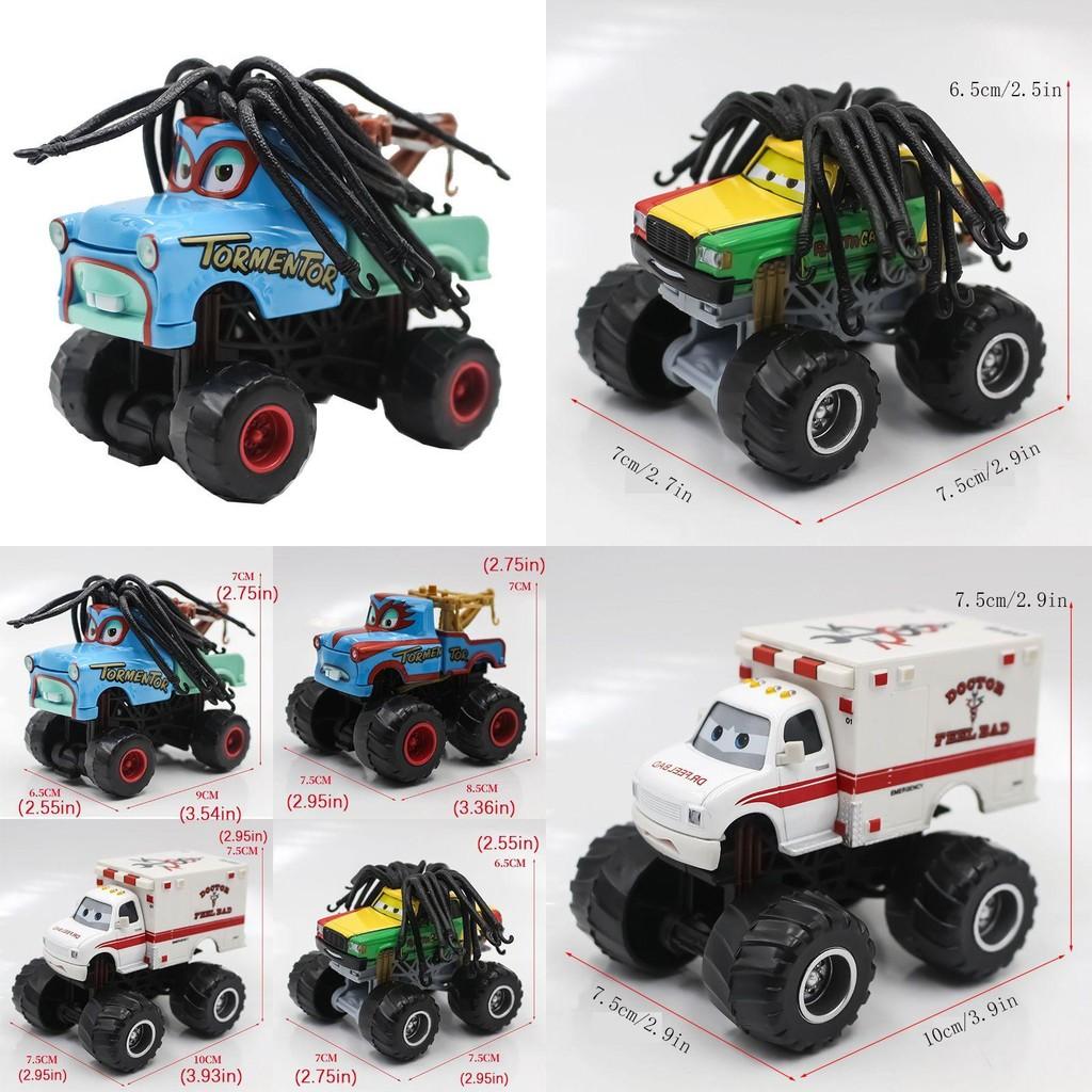 Sturdy Alloy Car Racing Cars Bigfoot Longhair Mater Fun Children's Toys