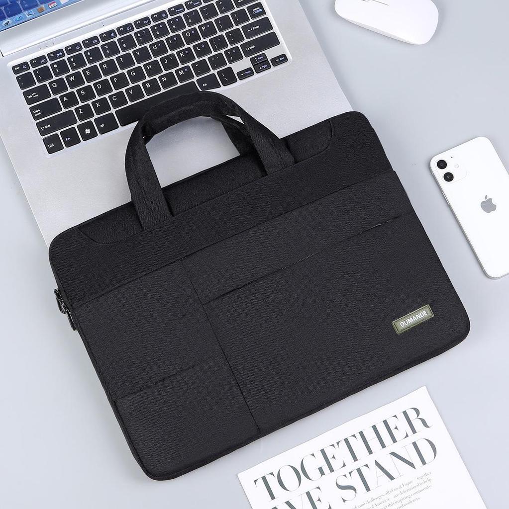 Husă și Geantă pentru Laptop Rezistente la Șocuri, Potrivite pentru 14-15 Inch, Pânză Oxford, Logo Personalizabil