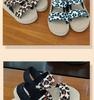 Damen Übergröße Leopardenmuster Keilsandalen - Sommer zum Hineinschlüpfen Outdoor Schuhe