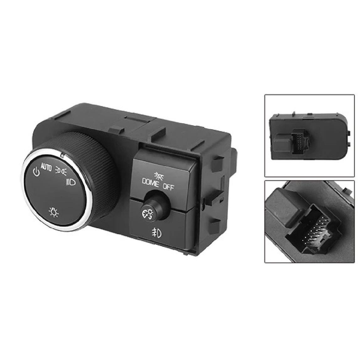X Autohaux Lamp Switch Headlight Fog Light Switch Dome Dash Mount Panel Dimmer Switch for Chevy Suburban 1500 2007-2013 25858705
