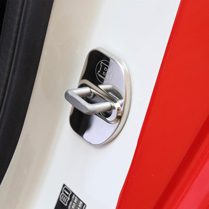 Smart Aluminum Alloy Car Door Lock Protective Cover