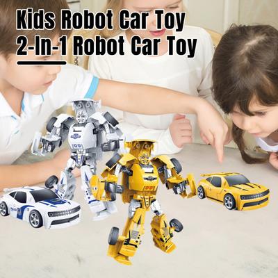 Děti Transformace Robot Auto Hračka Setrvačný pohon Transformace Model vozidla Deformace Auto Akční figurka Hračka Batolata Kluci Dívky Dárek k narozeninám