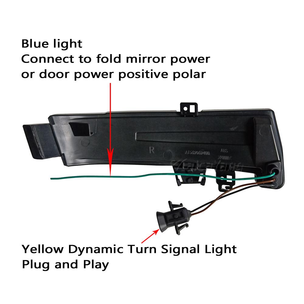 A Pair Car Rear View Mirror Turn Signal Light For Mercedes-Benz W221 W212 W204 W176 W246 X156 C204 C117 X117 LED Blinker Lamp
