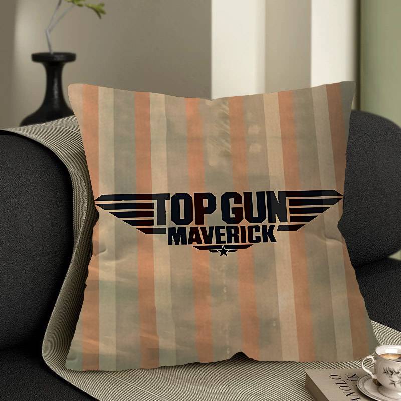 T-Top Gun Pillowcase Toon Gift Cushion Cover Bedroom Home Sofa Chair Seat Decor Pillow Case