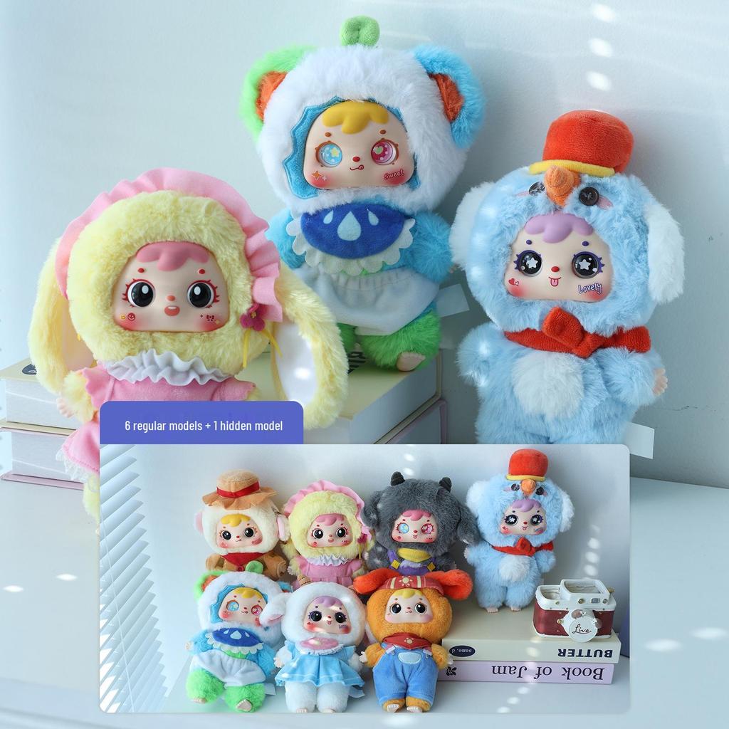 Three Little Hairs Lucky Rabbit Plush - Cute Bedroom Decoration