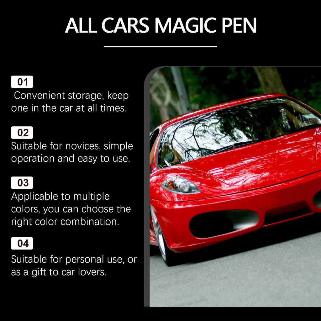 Automobile Scratch Pen, Car Paint Surface Scratch Care , Refurbishment, Polishing, Color -up Paint 5ml