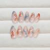 Nail Patch Summer Goldfish False Nail Three-dimensional Bubble Removable Nail Smudge Wear Nail Nail Patch 24 pieces