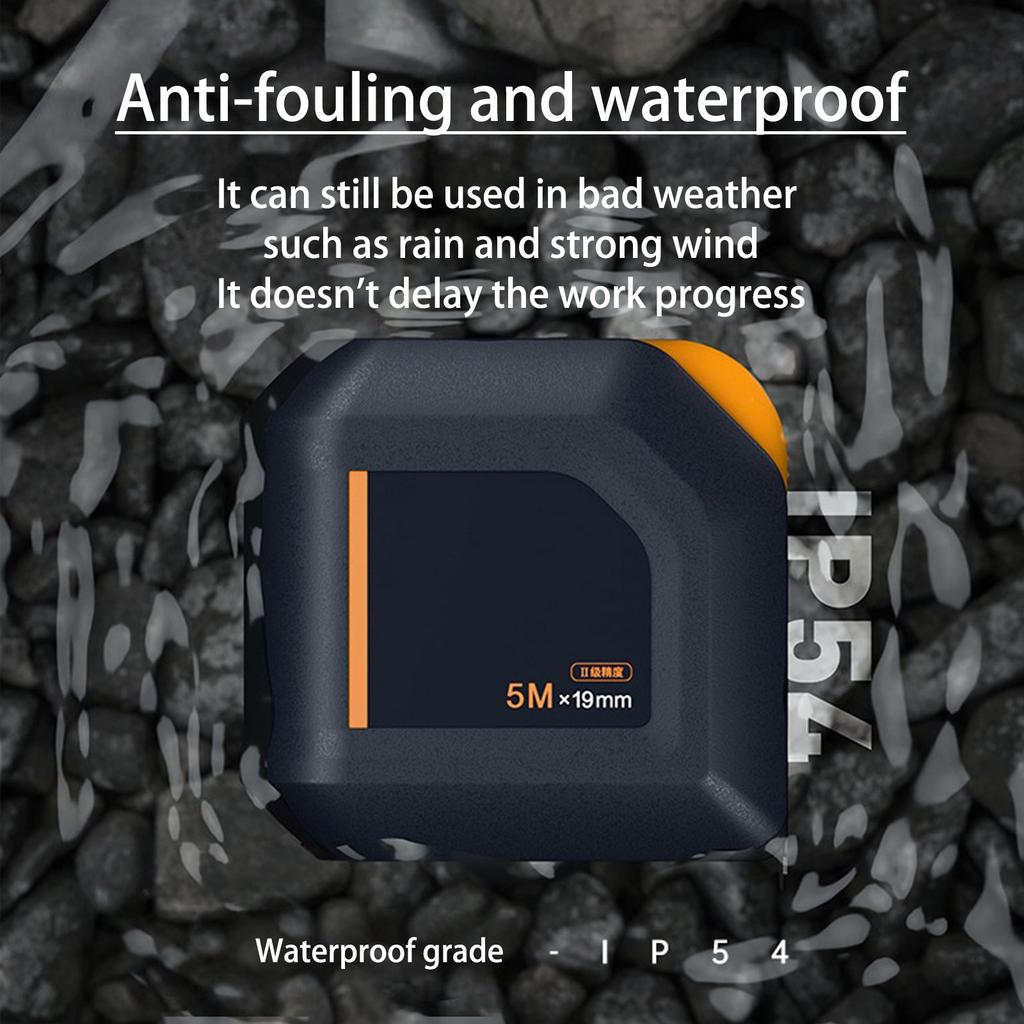 2/3/5m Tape Measure Auto Lock Thickened Measuring Tape with Buckle & Back Clip High Precision Metric Ruler for Industry