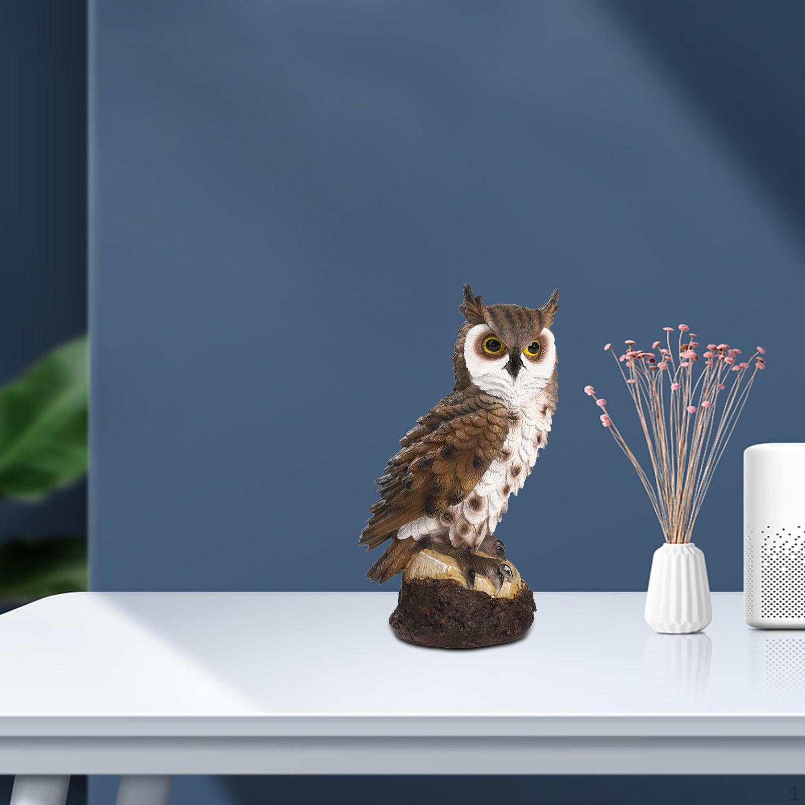 

2x Чучело птицы-приманки, отпугивающее птиц, статуэтка для двора, сада, орнамент