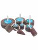 Cone Type Sandpaper Flap Wheel with Extended Shank for Metal and Woodworking
