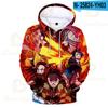 Kimetsu No Yaiba Anime 3D Sweat À Capuche Kochou Shinobu Cosplay Costume Démon Slayer Sweat À Capuche Pour Homme Femmes Rengoku Shinjurou Sweats