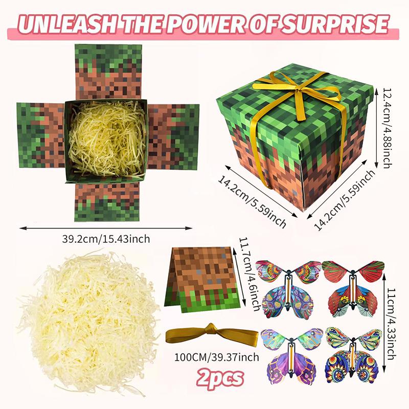 Flying Butterfly Surprise Box Exploding Gifts Box With Butterflies Butterfly Surprise, Diy Pop Up For Birthday Mothers Day F