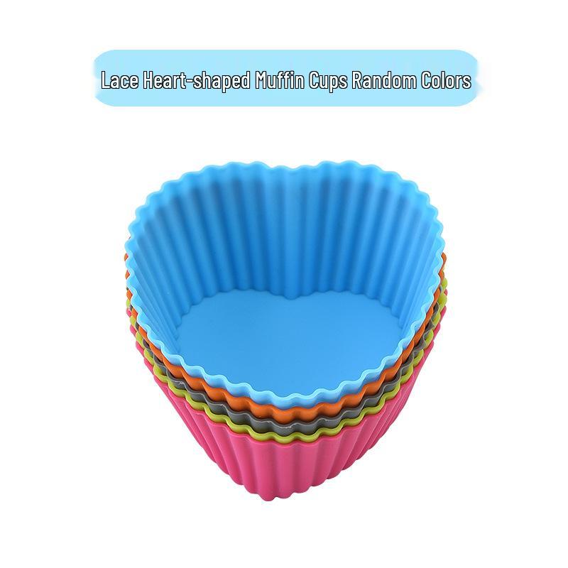 Silicone Muffin and Cake Molds for Baking, Egg Tarts, Steamed Eggs, Pudding, and Jelly Cups.