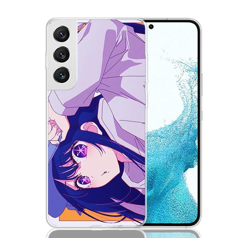 Japan Anime Oshi No Ko Phone Case For Samsung Galaxy S26 Ultra S23 S24 S25 Edge S20 FE S21 S22 Plus Soft Print Shell Cover Funda