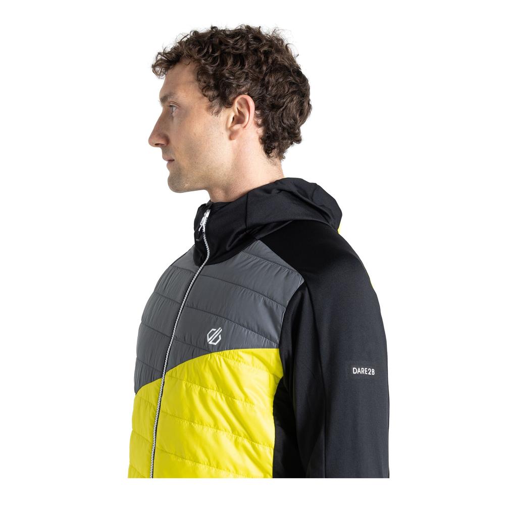 Herren Touring Kontrastpanel Hybridjacke