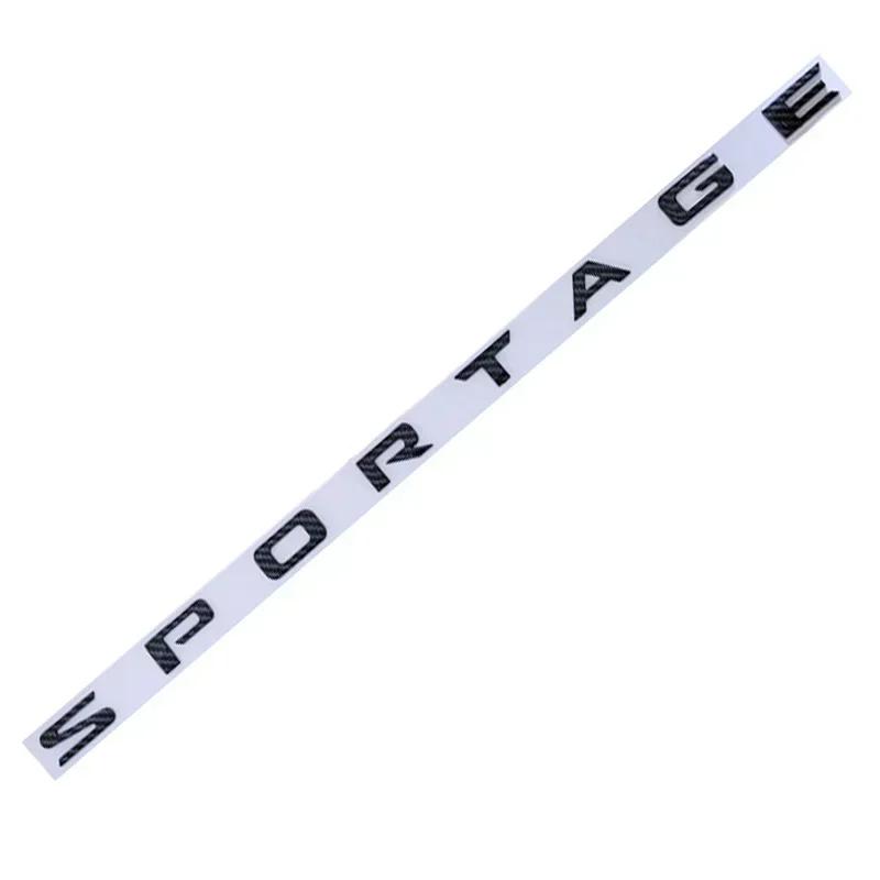Suitable for Kia Smart Sportage Sorento SPORTAGE English logo modified body sticker rear cover trunk label UD6