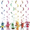 Five Nights Bär Geburtstagsdekorationen Freddyed Geschirr Teller Tasse Banner Kuchenaufsatz FNAF Luftballon Kinder Babyparty Zubehör