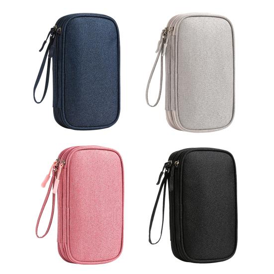 Portable Cable Organizer Bag Electronics Accessories Storage Pouch Waterproof Cable Bag for Chargers Power