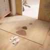 VIKAMA Japanese-style Wooden Style Non-Slip Floor Mat for Kitchen, Dirt-Resistant, Entrance Welcoming Carpet, Home Decoration