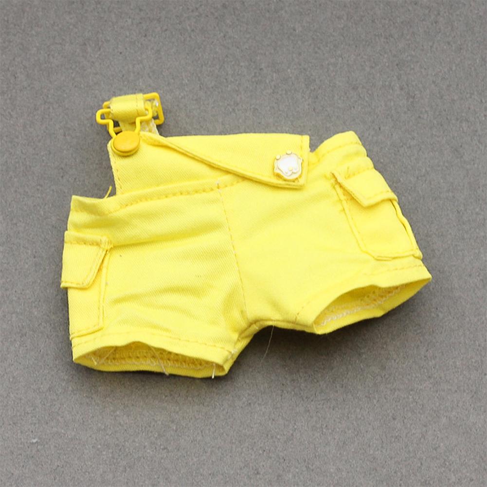 For 17cm Labubu Doll Clothes Fashion Clothes Overalls Doll Clothes Color Match Shorts Dolls Accessories Cute Decoration Little Clothes