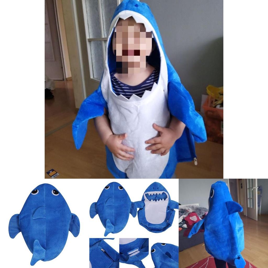 Shark Baby Cartoon Toddlers Kids Halloween Costume Fancy Dress Gifts Outfit