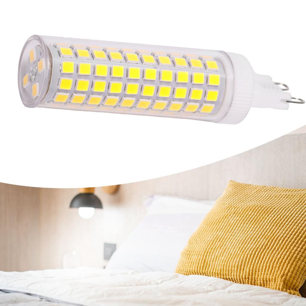 12W G9 Bulb 1200LM 124LED Bi Pin Light Bulb LED Corn Lamp for Chandelier AC100 265VCold White 6000 6500K