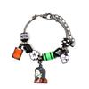 Anime Demon Slayer Kimetsu No Yaiba Bracelet DIY Beaded Cartoon Character Pendant Hand Dress Cosplay Props Fan Gift Jewelry