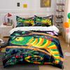 Colorful Chameleon with Branches. Bedding Sets Duvet Cover Sets Duvet Covers Pillowcases(1 * Duvet Cover 2 * Pillowcases Without Duvet Insert)