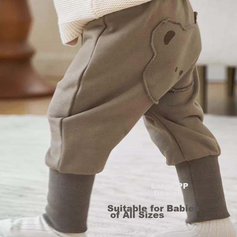 Niduoxiong Spring And Summer Baby Wide-Leg Pants, Loose-Fitting Breathable Comfortable Cartoon Sports Trousers for Boys And Girls