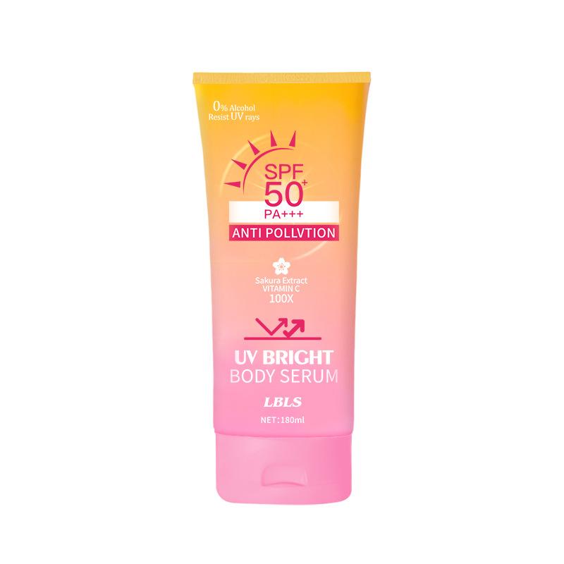 Sunscreen UV Protection Cream SPF50+ Waterproof Sweatproof Lightweight Moisturizing Full Body Outdoor Sun Care