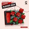Bionic Eternal Flower Building Blocks: Sunflower and Rose Assembly Toy for Children