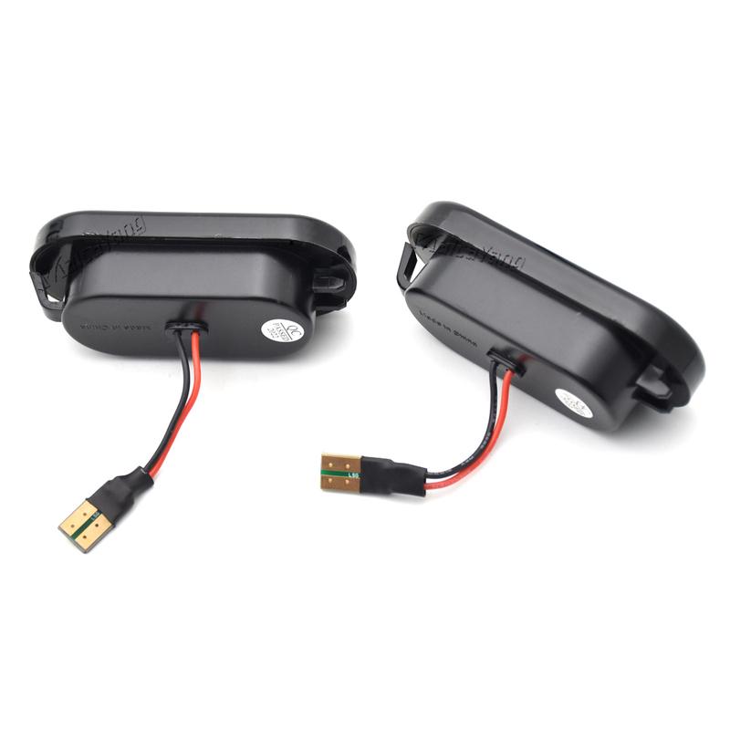 2x Dynamic LED Side Marker Indicator Lamp For SEAT Ibiza 6L Cordoba Toledo Leon 1M Skoda Octavia Ford C-Max MK2 VW Golf3/4 Polo