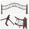 Struttura per Dondolo Marrone Antico 113 x 121,5 x 168 cm Acciaio