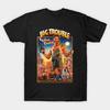 T-shirt da uomo con stampa nera Big Trouble In Little China Stampa su carta transfer senza taglio Maglietta in cotone