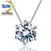 Single Diamond Clavicle Necklace - Korean Fashion Pendant for Women