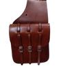 Genuine Leather Western Trail Horse Saddle Bag Brown Color