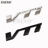 AAWR1 New Car Styling 3D VTI VT-I Metal Chrome Zinc Alloy Emblem Car Body Badge Sticker Auto Accessory for Civic Accord Passport CR-V