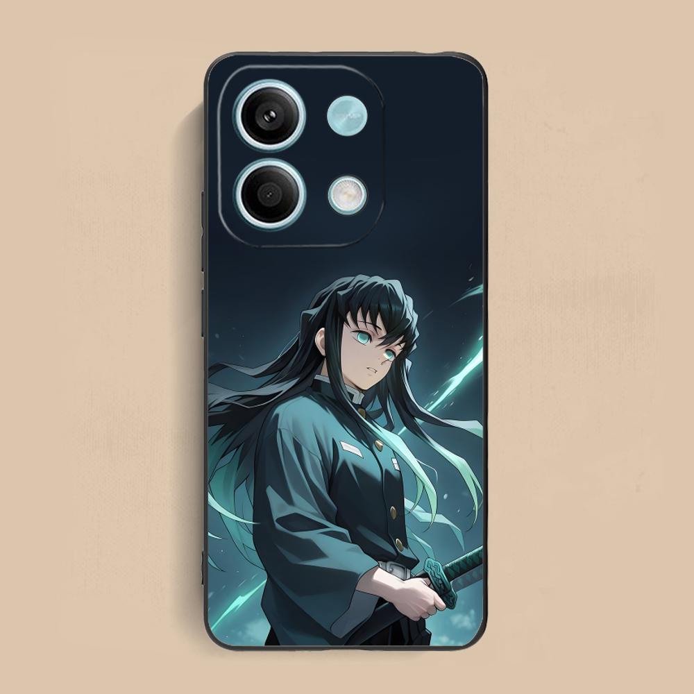 

Demon Slayer Muichiro Phone Case for Xiaomi Redmi Note 14 13 12 11 A5 3 2 1 Pro Plus 4G 5G Colour Protective Pretty Luxury Cover Redmi Note 14 Pro 5G (Global)