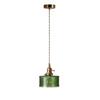 Lustre Nórdico de Vidro Verde para Casa, Bar, Café ou Varanda