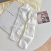 Womens Lace Socks Mesh Lace Skinny Socks Knee High Sheer Socks Campus Style Girl Campus Style Socks for Skirt