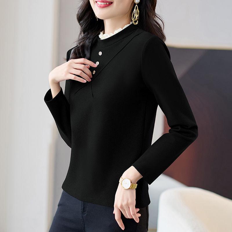 

Women s Warm High Neck Double-Sided Fleece Base Layer T-Shirt - Slim Fit, Long Sleeve, Autumn/Winter M for 85-95 lbs