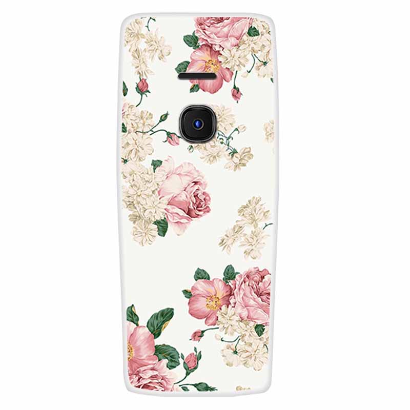 For Nokia 8210 4G Case Soft Silicone Owl Wolf Fashion Back Covers for Nokia 6300 4G Cases Lovely Painted Marble Protection Bags