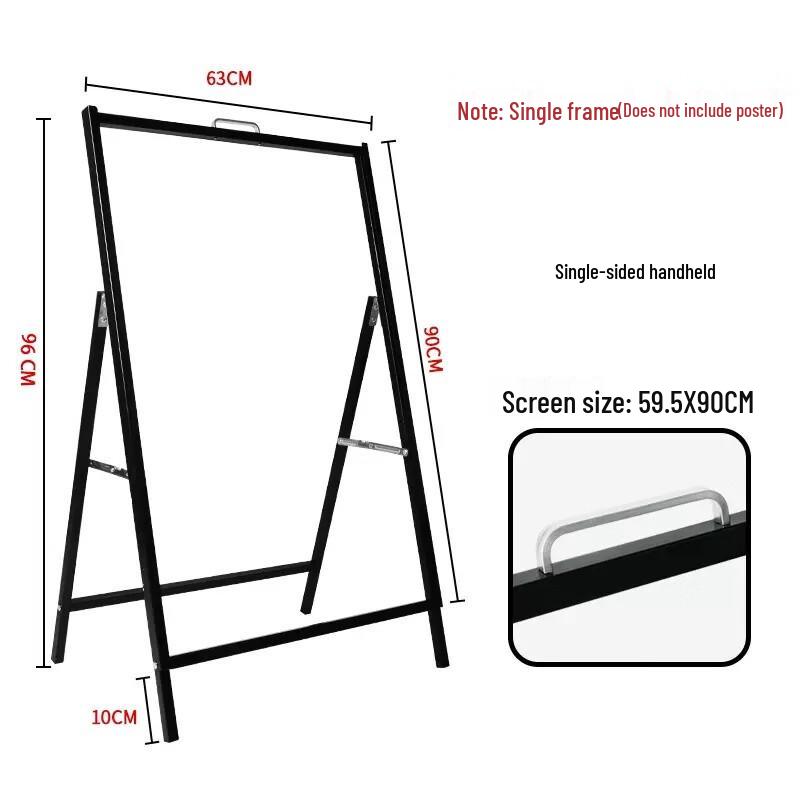 Foldable Iron Advertising Display Stand
