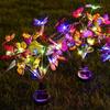 Garden Summer Landscape Lighting Outdoor Solar Light Camping Wedding Party Christmas Decor Lawn Lamp LED Simulation Butterfly Sunflower