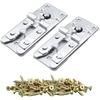 DEEPDREAM 2 Pack Sectional Couch Connectors Metal Couch Clips Sofa Connector Interlocking Furniture Connector with 24 Screws