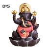 Trendshome Decor Lord Ganesha Indie Sloní bůh zpětné proudění kadidelnice držák kadidelnice dárek