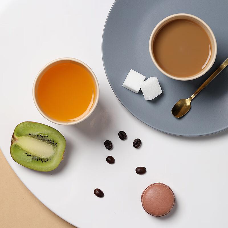 Meiliya Bamboo Pulp Natural Color Paper Cups (60-count)