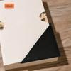 5Pcs Large Square Leather Bookmark Mini Portable Gift Triangle Bookmark Book Page Clip Book Corner Protective Cover