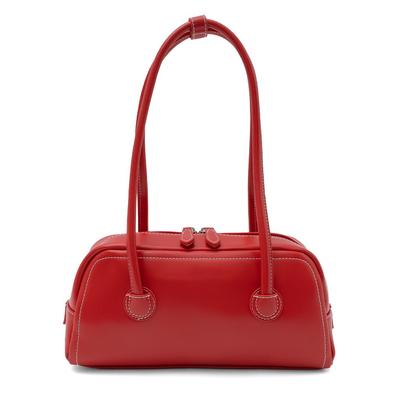VITAFELICE Long Handle Mini Boston Bag Women's (NSB-30230P) (Red)