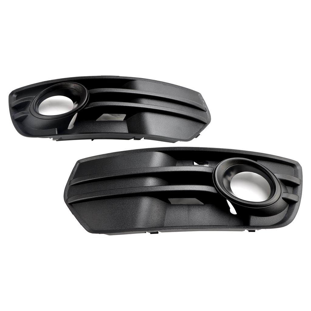 2 ST Främre Stötfångargrill Dimljus Lampkåpor Trim 8R0807681A 8R0807682A Passar Q5 2009-2012